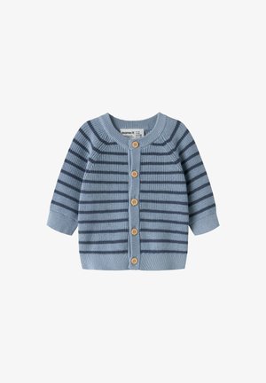 Name it, NBMMAST LS KNIT CARD NOOS UNISEX - Gilet - ashley blue