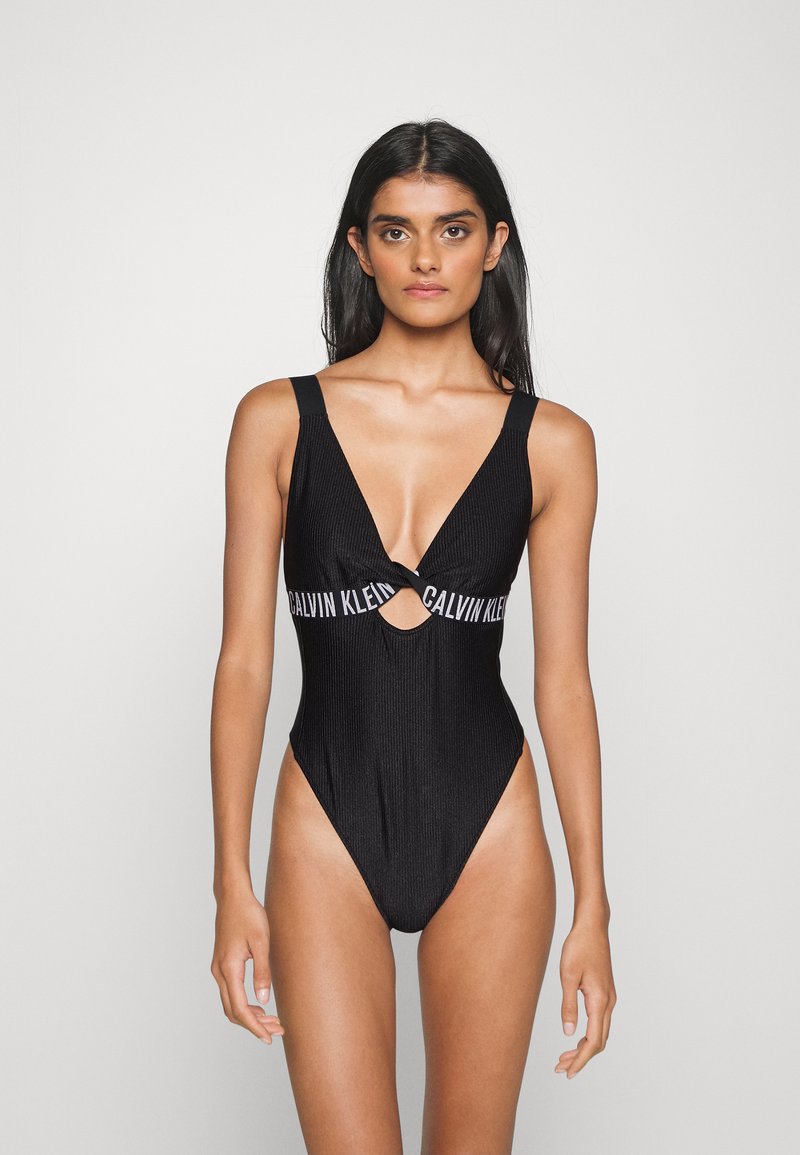 Calvin Klein Swimwear FASHION FIT ONE PIECE Swimsuit black Zalando.ie