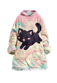 Mr. GUGU & Miss GO Mikina s kapucňou - pink