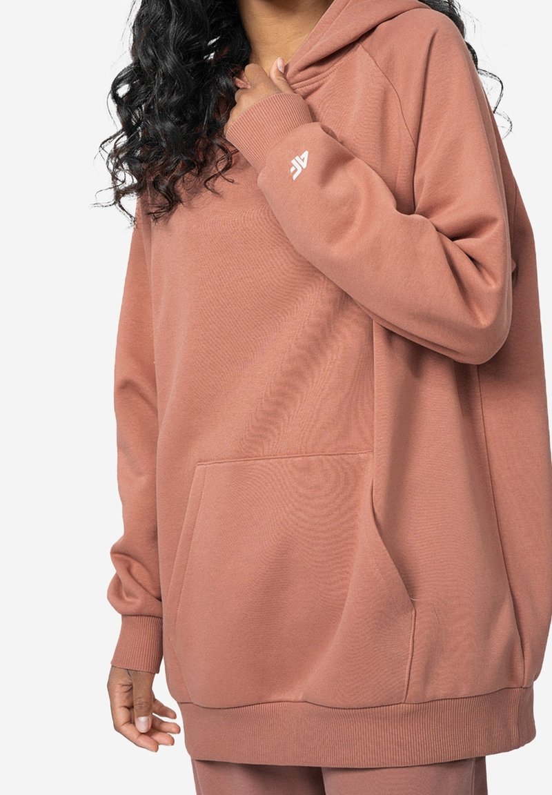 4F Sweat à capuche - salmon