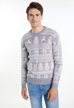 X-MAS MIMO - Pullover - grau weiss