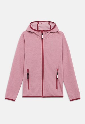 JACKET FIX HOOD UNISEX - Φούτερ με φερμουάρ - dawn pink peony