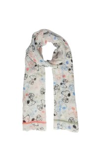 s.Oliver MIT SNOOPY ALL-OVER-PRINT - Sjaal - ecru