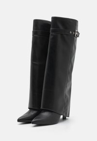 Even&Odd Laarzen met hoge hak - black