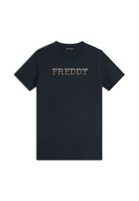 Freddy COMFORT FIT CON DETTAGLI PREZIOSI - Camiseta estampada - dark sapphire