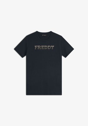Freddy COMFORT FIT CON DETTAGLI PREZIOSI - T-shirt con stampa - dark sapphire