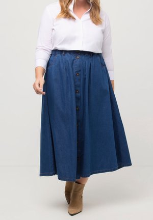 A-snit nederdel - blue denim