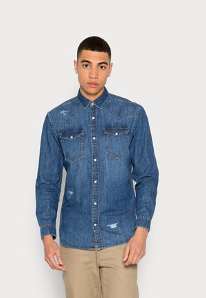 JJESHERIDAN BREAK NOOS - Shirt - light blue denim