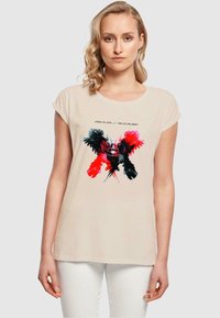 Merchcode KINGS OF LEON - OBTN COVER - T-Shirt print - whitesand
