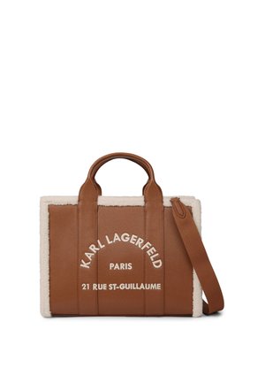 KARL LAGERFELD, RUE ST-GUILLAUME MEDIUM - Sac à main - dark tan