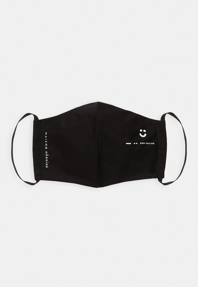KEEP SMILING - Masque en tissu - black