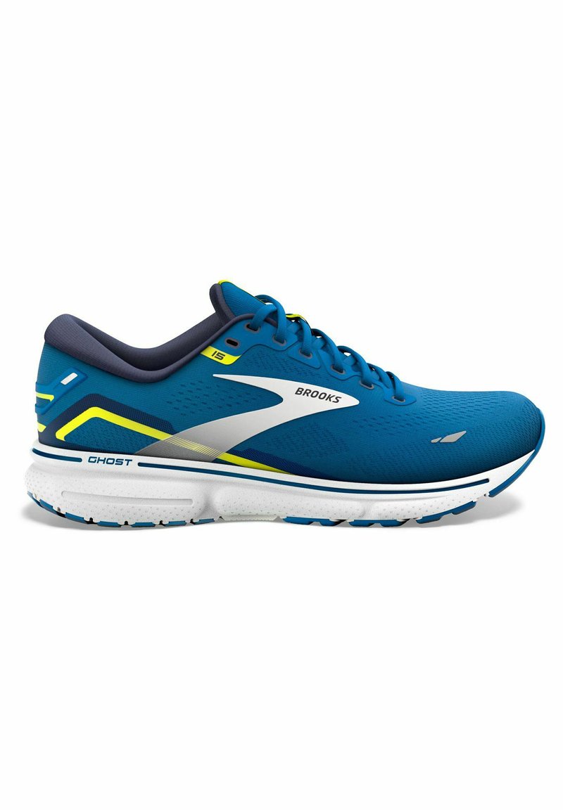 Brooks GHOST 15 Hardloopschoenen neutraal blue nightlife /white