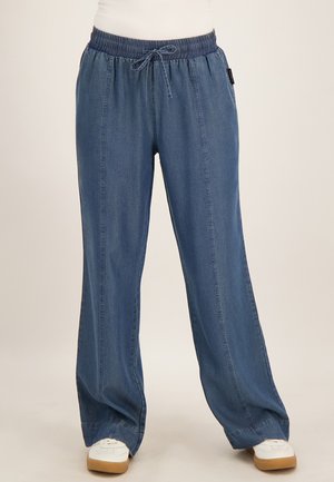 JE M'APPELLE, JE M'APPELLE - DAMES - STRAIGHT FIT BROEK - - Relaxed fit jeans - blauw
