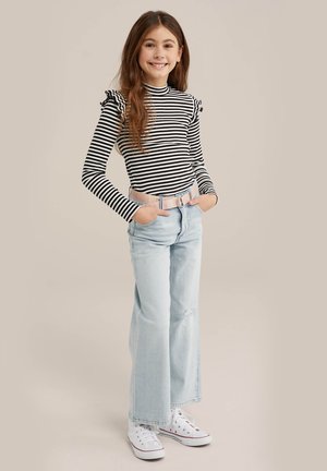 GERIBD MET RUCHES - Camiseta de manga larga - whitegold