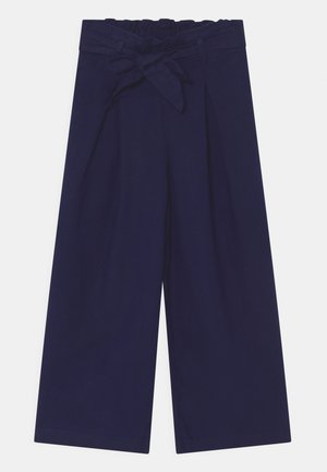 PANTS PLEATED - Pantaloni - newport navy
