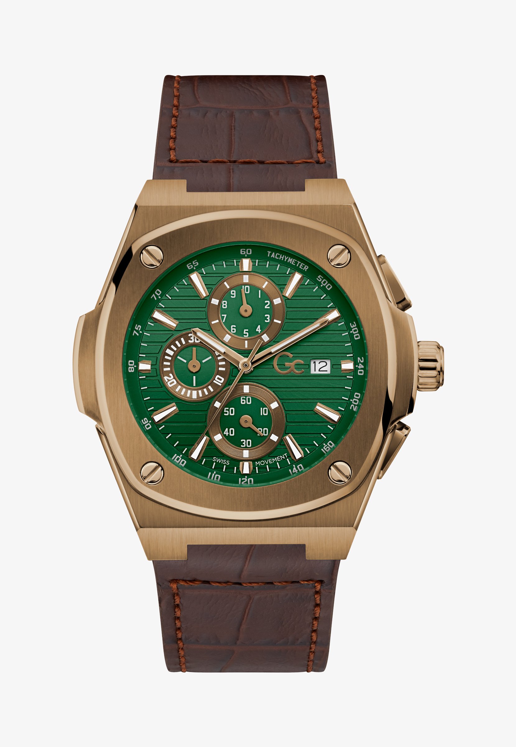 Gc Watches Gc Coussin Shape Chronograph watch Brown/brown
