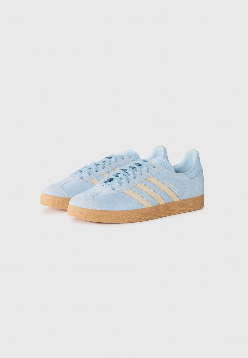 adidas Originals GAZELLE - Trainers - clear sky/cream white/gum/light blue  - Zalando