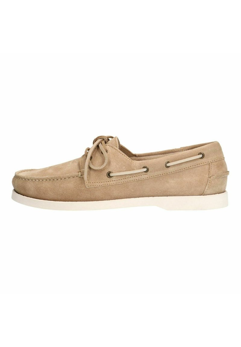 Manfield Boat shoes - beige - Zalando