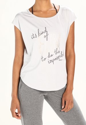 T-shirts print - light grey