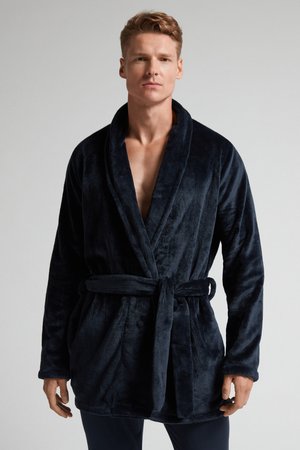 Bademantel - midnight blue