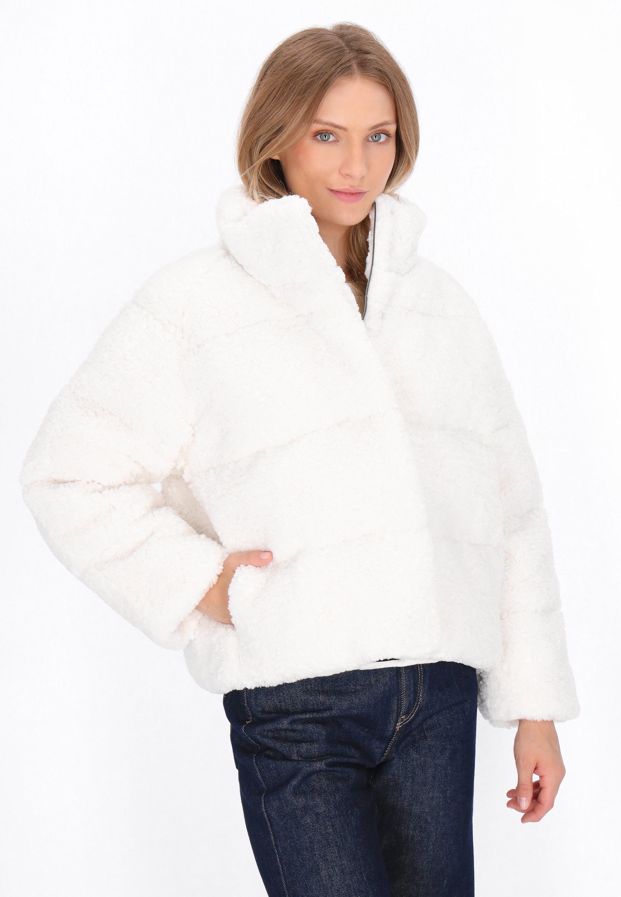 DreiMaster Winterjacke offwhite