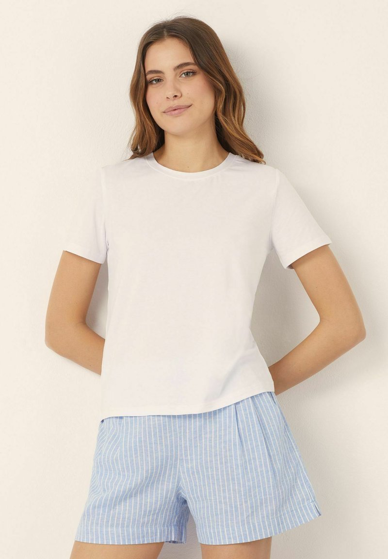 Yamamay Shorts - light blue white stripes