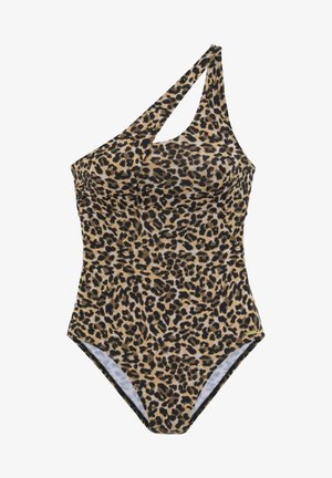 Maillot de bain - braun bedruckt