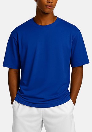 SHOULDER DROP - Basic T-shirt - navy blue