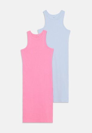 NKFHELLEMIE 2 PACK - Vapaa-ajan mekko - aurora pink/xenon blue