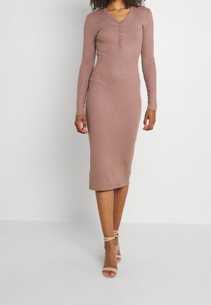 Jerseykleid - brown