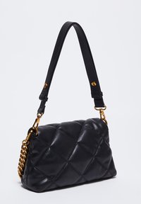 LIU JO METALASSÉ LAPUFFY - Borsa a tracolla - black
