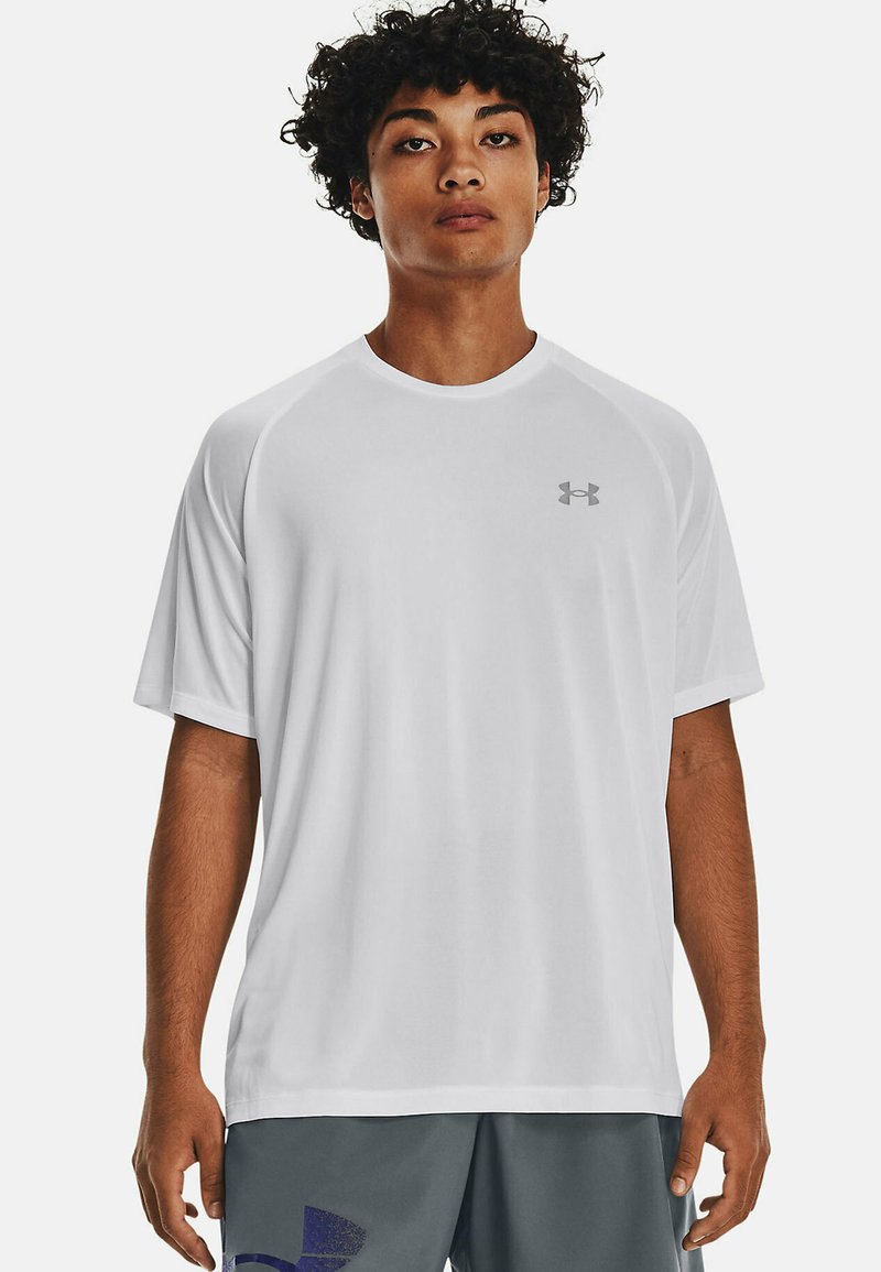 Under Armour TECH REFLECTIVE  - Sportovní tričko - white
