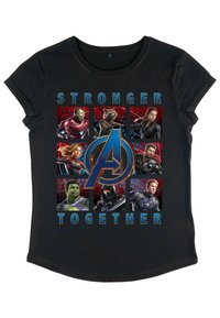 Marvel AVENGERS: ENDGAME BOXES FULL OF AVENGERS - Print T-shirt - black
