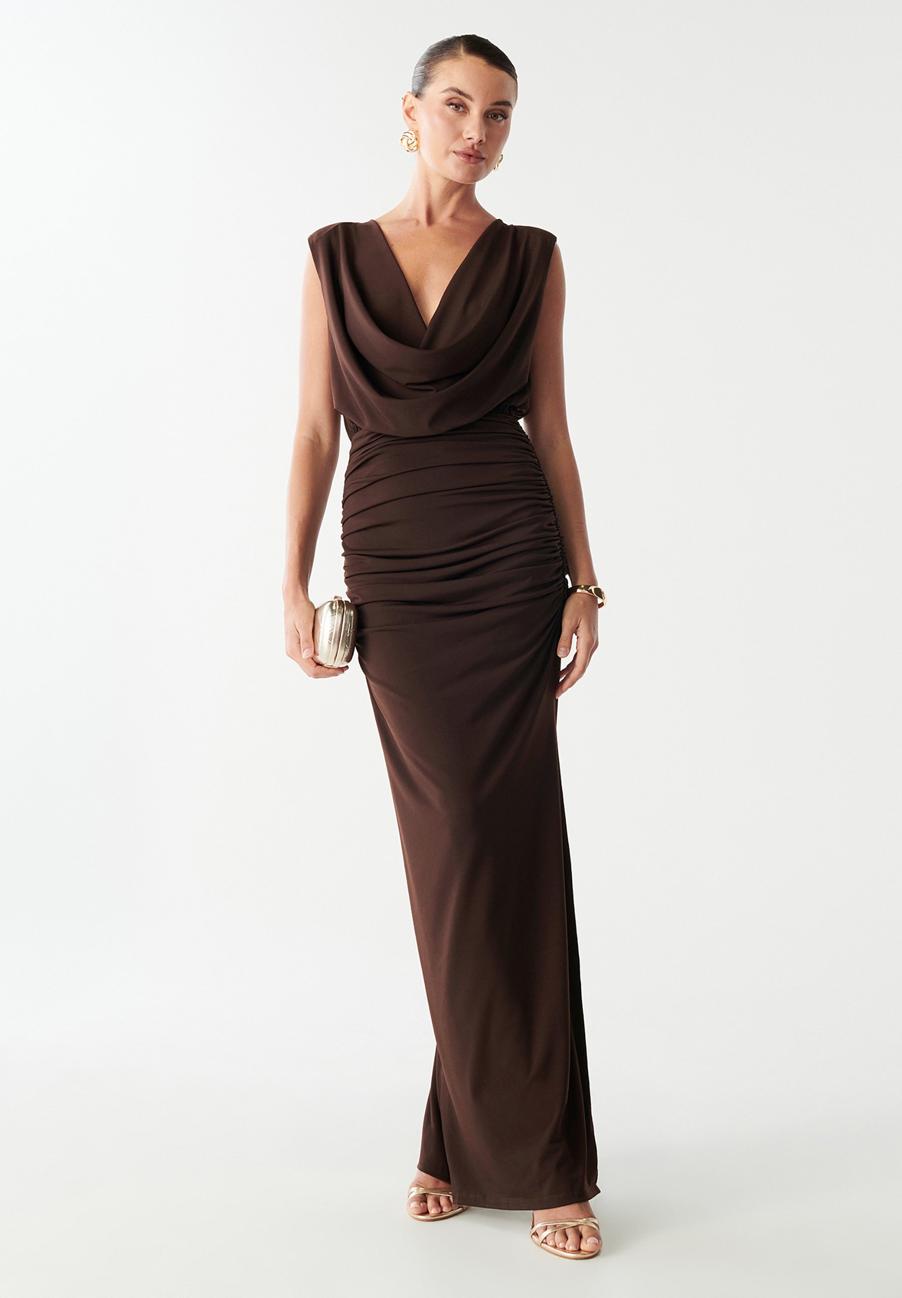 BWLDR KAYLIE - Jersey dress - chocolate/brown - Zalando.ie BWLDR KAYLIE - Jersey dress - chocolate/brown - Zalando.ie