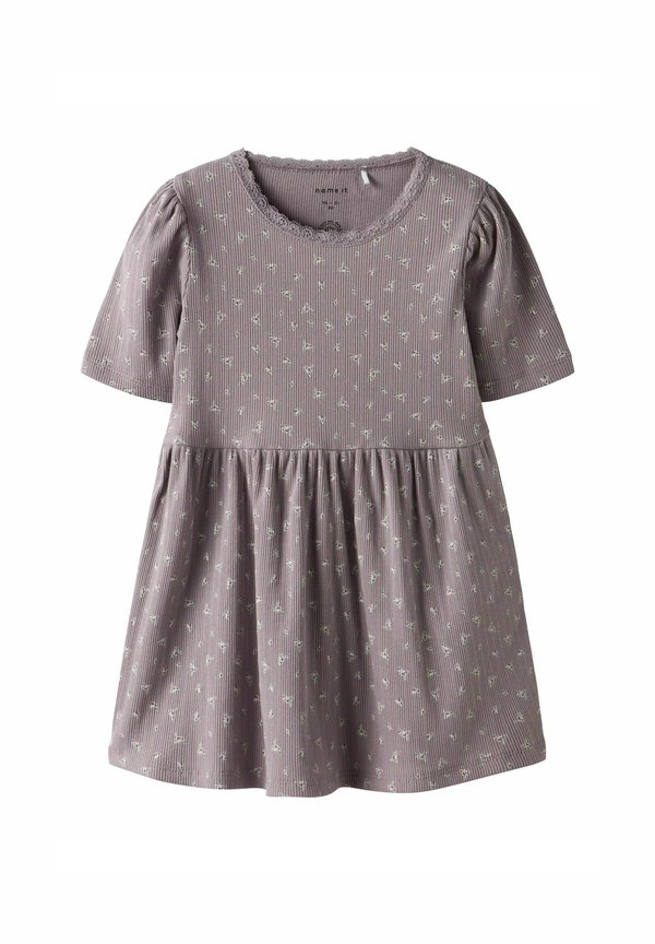 Strickkleid - purple dove
