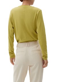 s.Oliver PRINT MIT 3/4 ÄRMELN - Langarmshirt - gelb