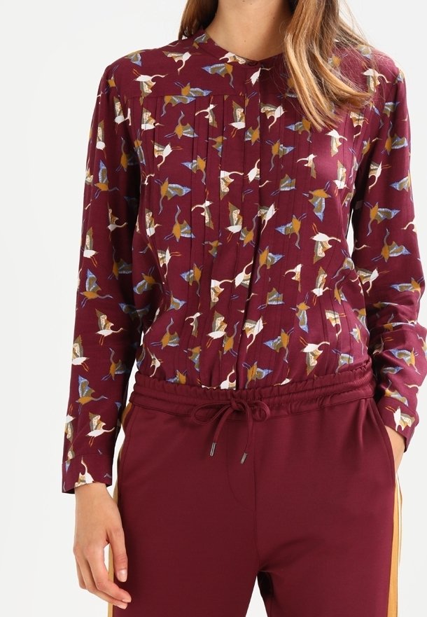 Karen by Simonsen Bluse - bordeaux