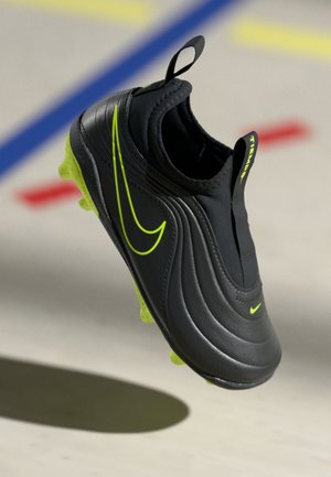 JR TIEMPO MAESTRO FLEX FGMG UNISEX - Scarpe da calcio per terreni sintetici - black/volt