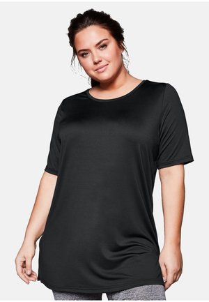 Sheego, Basic T-shirt - black