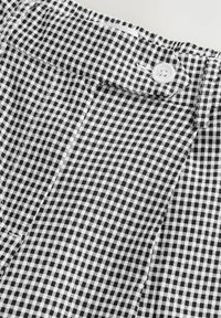 Selected, black white gingham