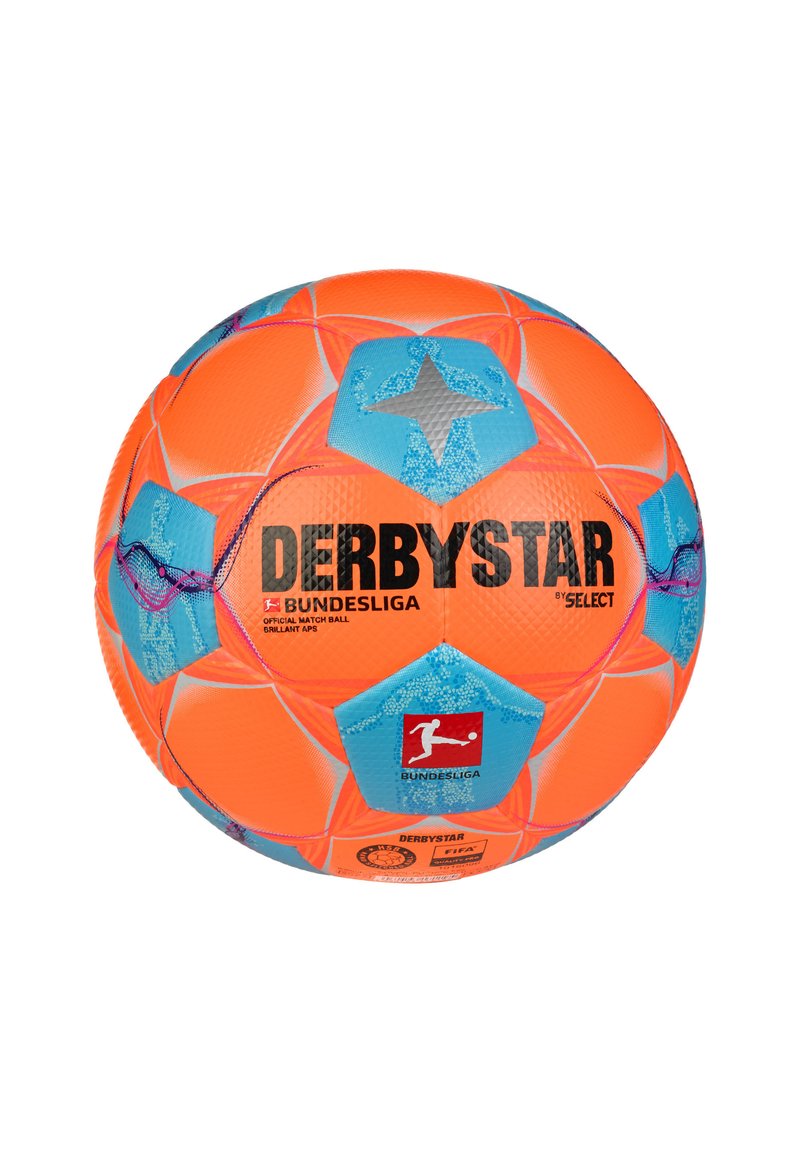 Derbystar EQUIPMENT - BUNDESLIGA BRILLANT APS HIGH VISIBLE V24 SPIEL - Calcio - orangeblau