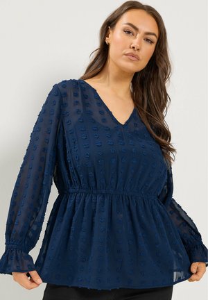 Yours Clothing, PLUS SIZE BLOUSES & SHIRTS - Blouse - navy