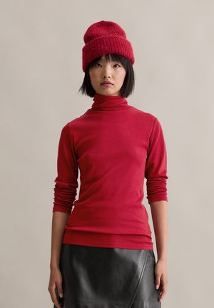 TURTLENECK - Long sleeved top - red mulberry