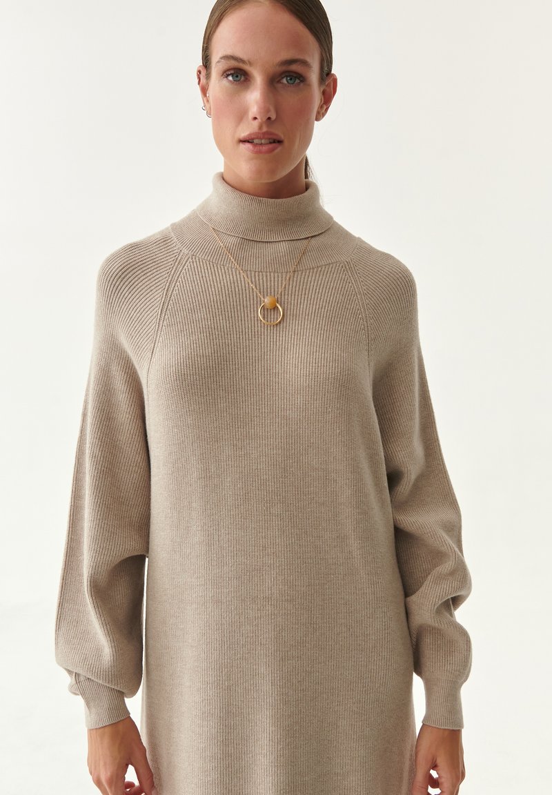 TATUUM RONESI Jumper dress beige melange/mottled beige Zalando.ie