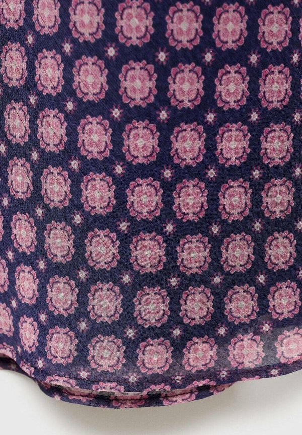 FLOWY - Maxi skirt - maroon4