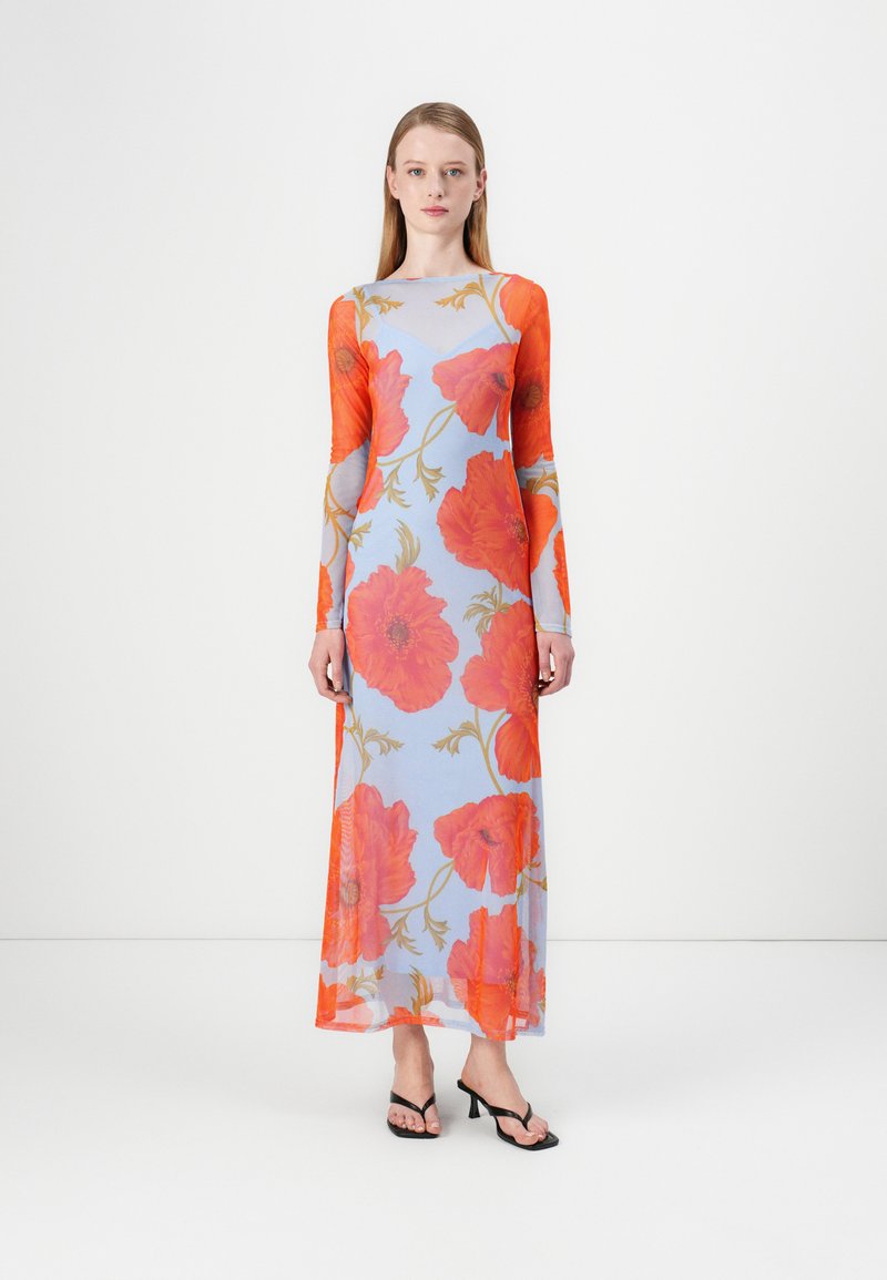 Poppy Maxi | Printed | Mustard