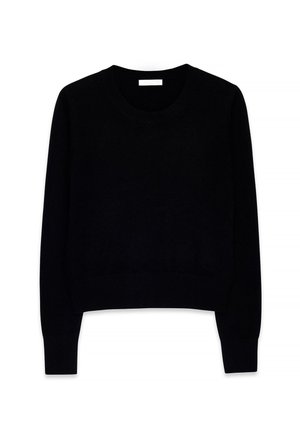 ROUND NECK  - Jersey de punto - black