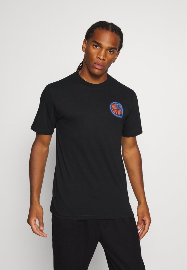 NEON CRAB - T-shirt imprimé - black