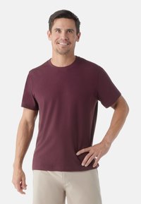 Smartwool PERFECT CREW SHORT SLEEVE - T-shirts basic - eggplant