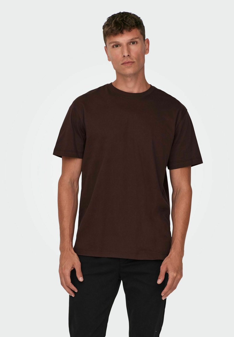 Only & Sons ONSMAX LIFE NOOS - T-Shirt basic - fudge